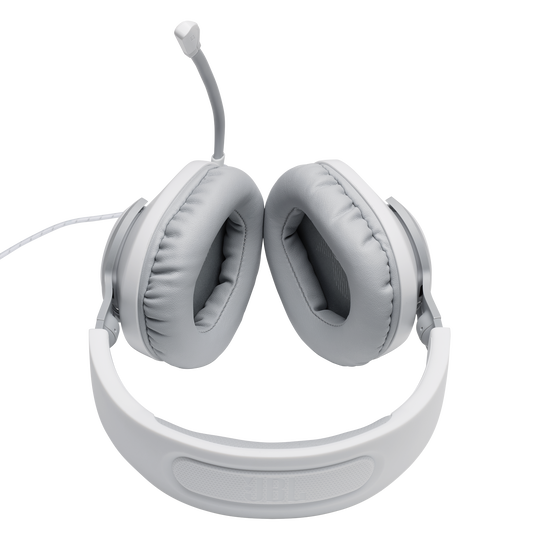 JBL Quantum 100 - White - Wired over-ear gaming headset with flip-up mic - Detailshot 5 image number null
